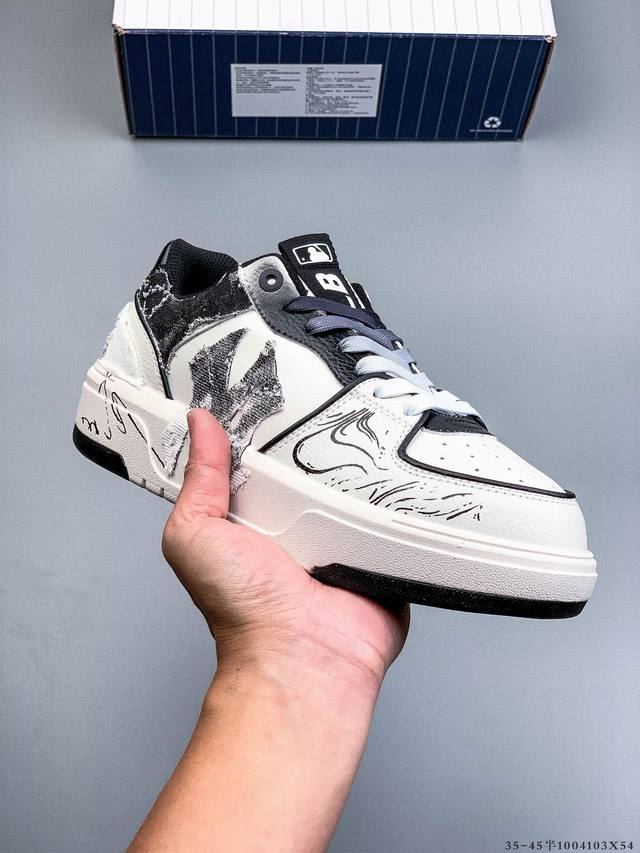 Company-grade [Custom Sneakers] Mlb New York Yankees Trendy Street Graffiti Spra