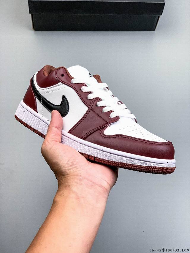 Nike Air Jordan Low 1 Classic Casual Sneakers 4335D19 Ddd