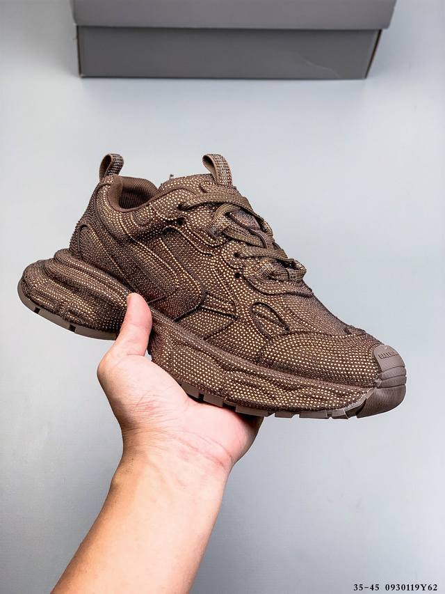 Balenciaga 3XL Sneakers 3+ series low-top retro wide sole dad style trendy versa