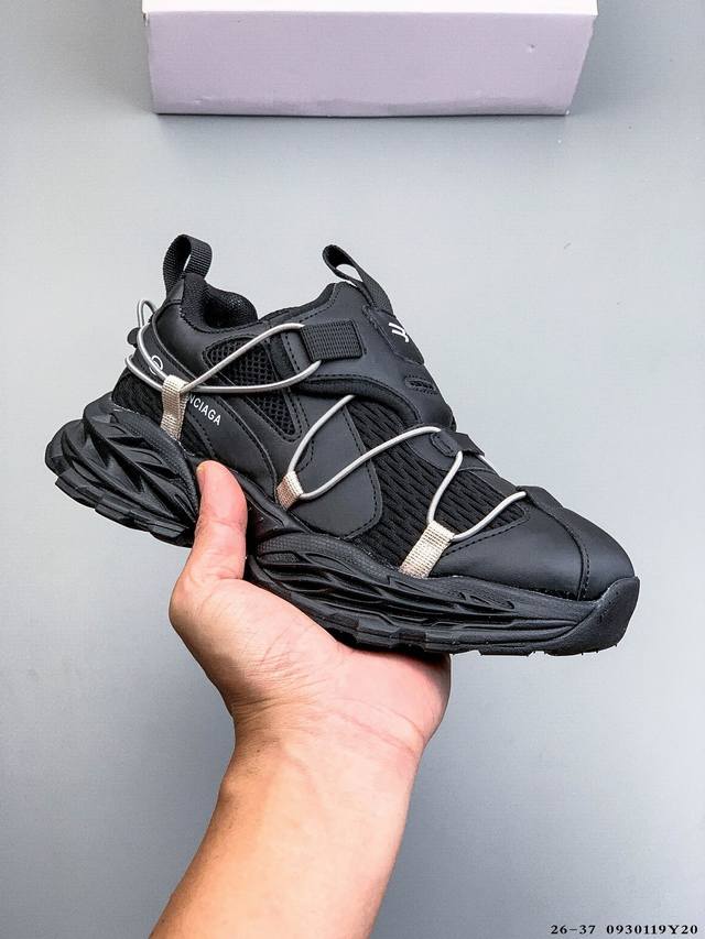 Balenciaga Low-Top Retro Trendy Versatile Casual Running Shoes for Kids ( 093011