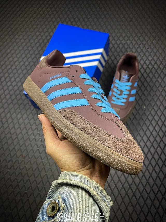 B Authentic, Factory Grade Adidas Samba Retro Casual Sneakers Ji2733 Sizes: 35 3