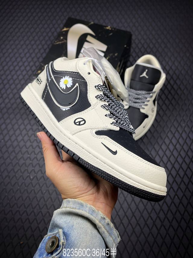 C Company Grade Nike Air Jordan 1 Low AJ1 Low-Top Casual Sneakers, Synchronized