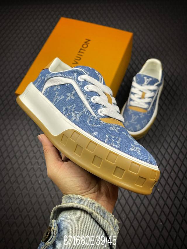 E Louis Vuitton Skate Sneaker 2026 Fall/Winter Men's Collection Classic Calfskin