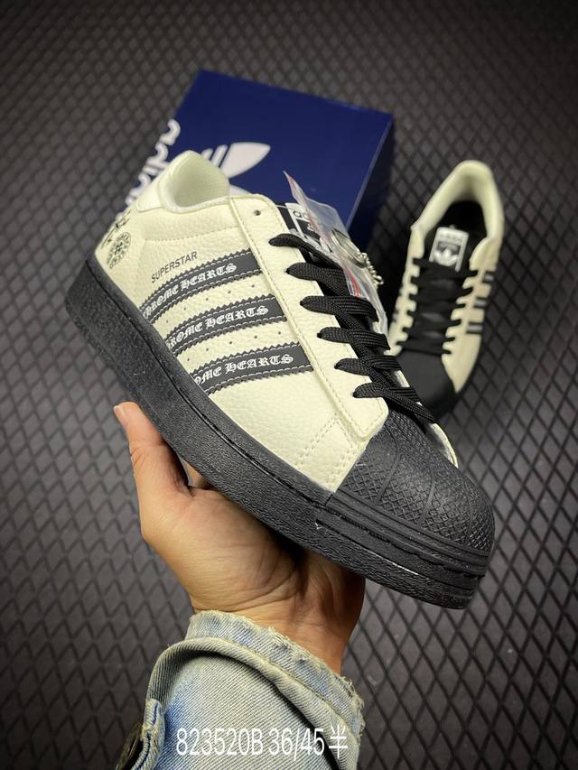 B Adidas Originals Superstar Shell Toe Classic Versatile Casual Sports Sneakers