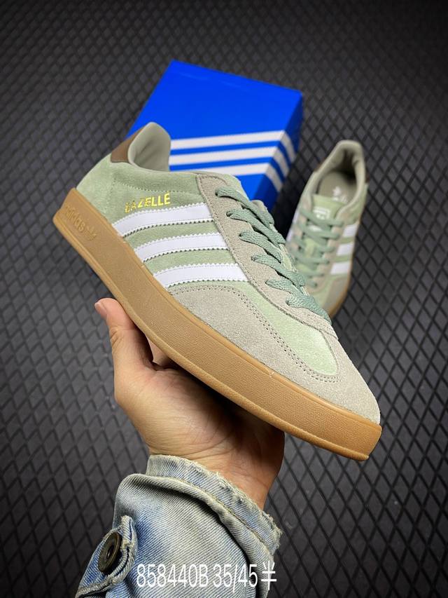 B Adidas Originals Gazelle Indoor Trefoil Casual Non-slip Wear-resistant Low-top