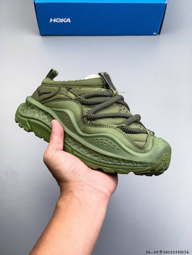 Hoka One One Ora Primo sneakers are back in a new Midnight Black colorway. The s