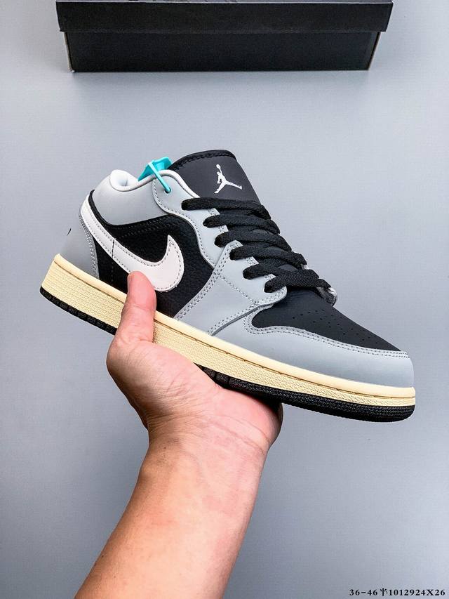 Factory Grade Top Grain Leather! Nike Air Jordan 1 Low (AJ1) Trendy Sports Casua