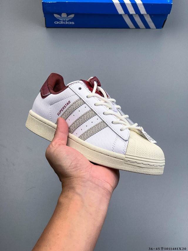 Company Grade! Adidas Superstar Shell Toe Classic Versatile Casual Sneakers 1011