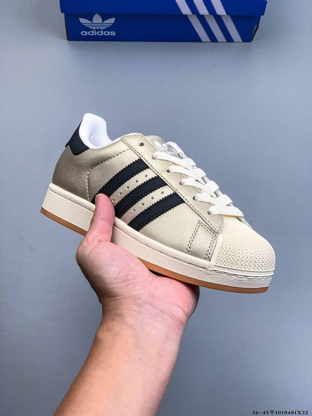 Company Grade! Adidas Superstar Shell Toe Classic Versatile Casual Sneakers 1010