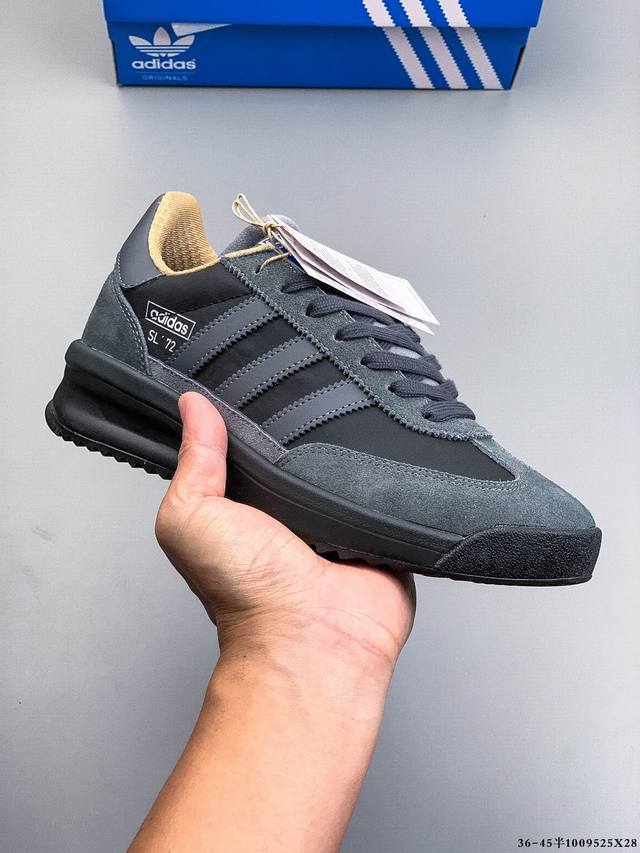 Adidas SL 72 Rtn - A completely redesigned version, this retro shoe is presented