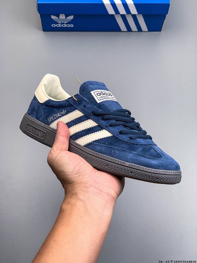 Company Grade! Adidas Handball Spezial Fashion Casual Sneakers 9304M18 Ddd