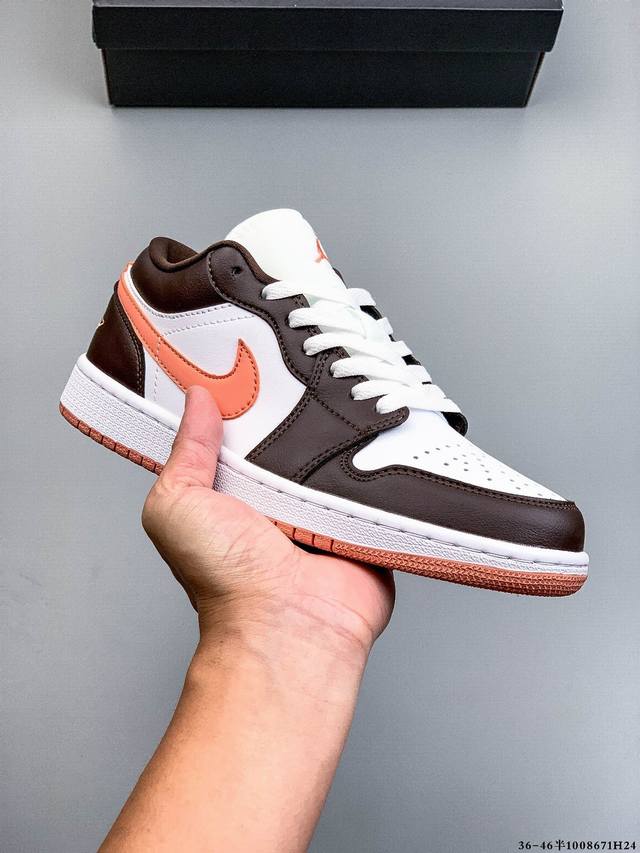 Company Grade! Nike Air Jordan Low 1 Classic Casual Shoes 8671H24 Ddd