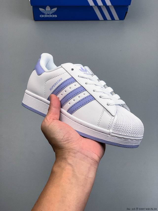 Company Grade! Adidas Superstar Shell Toe Classic Versatile Casual Sneakers 7481