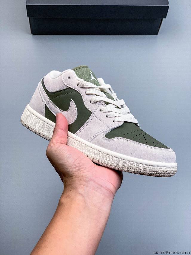 Company Grade! Nike Air Jordan Low 1 Classic Casual Shoes 7671H24 Ddd