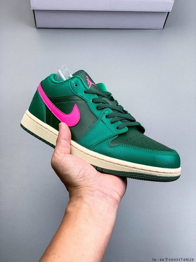 Company Grade Top Grain Leather! Nike Air Jordan 1 Low (AJ1) Trendy Sports Casua