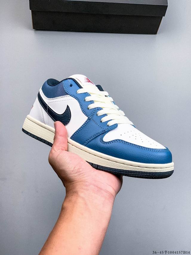 Nike Air Jordan Low 1 Classic Casual Sneakers 4157B14 Ddd