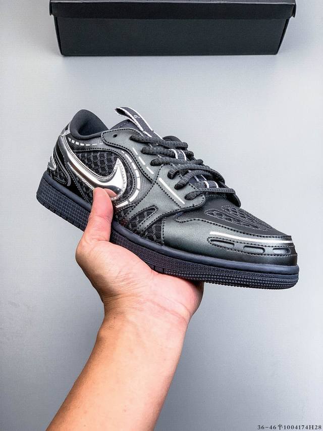 Company Grade Top Grain Leather! Nike Air Jordan 1 Low (AJ1) Trendy Sports Casua