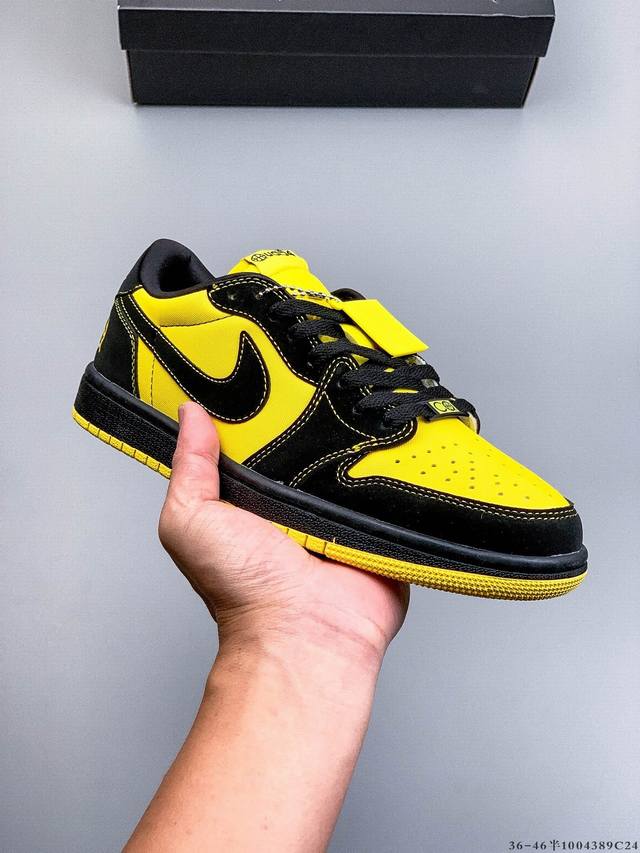 Company Grade! Nike Air Jordan Low 1 Classic Casual Shoes ( 4389C24)