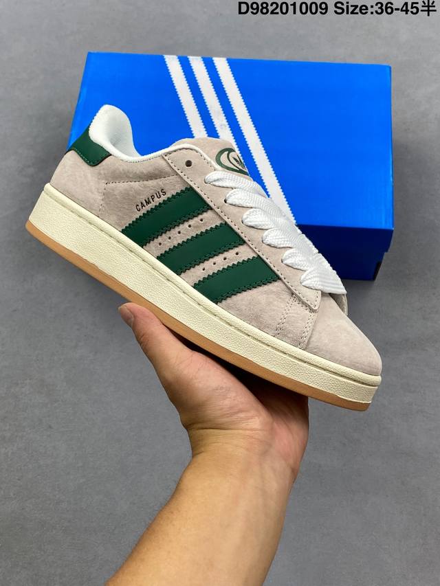 Adidas Originals Campus 00S features a suede upper paired with white regular lea