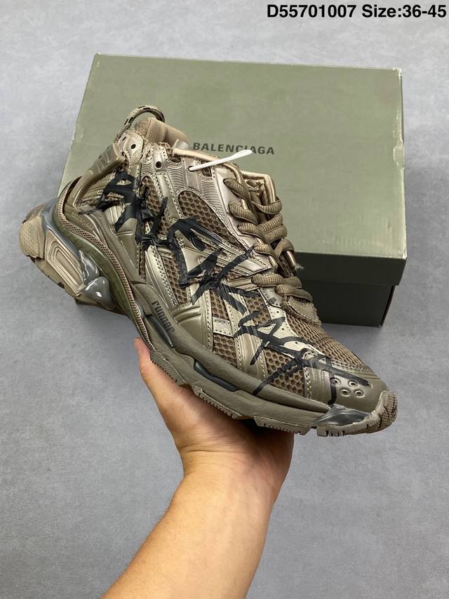 Company-grade Balenciaga Runner Sneaker Retro Item Material: 70% polyester fiber