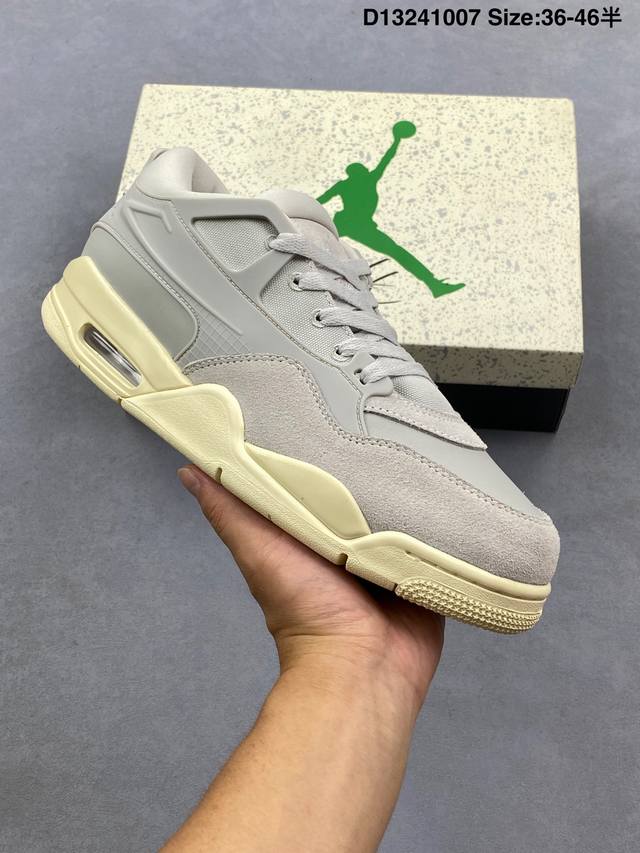 A cost-effective version of the Air Jordan 4 RM "Black Sail," a redesigned black