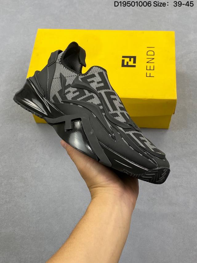 Fendi athletic casual shoes, exclusive official website, 1:1 mold opening channe