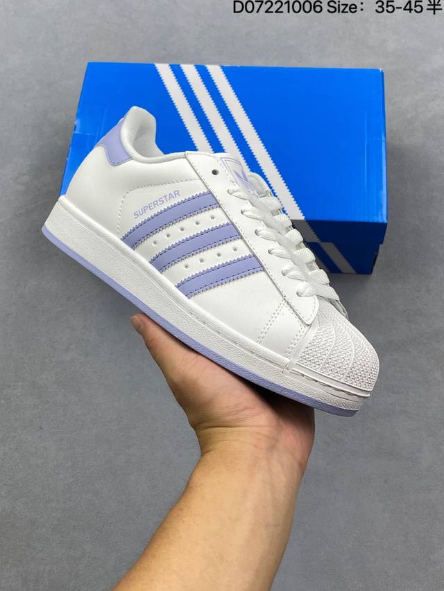 Adidas Originals Superstar Shell Toe Series Adidas Originals Low-Top Classic Ver