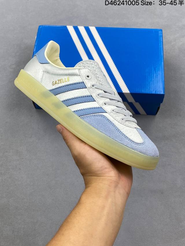 Company Grade Adidas Originals Gazelle Indoor Trefoil Casual Non-Slip Wear-Resis