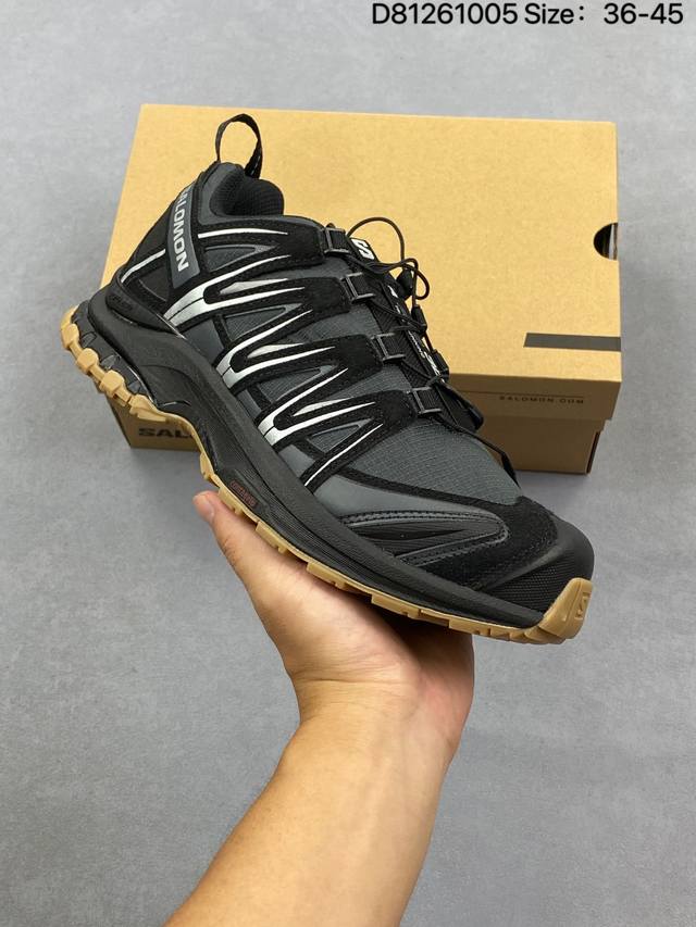 Salomon Xa Pro 3D Outdoor Trail Running Shoes. The upper features Sensifit techn