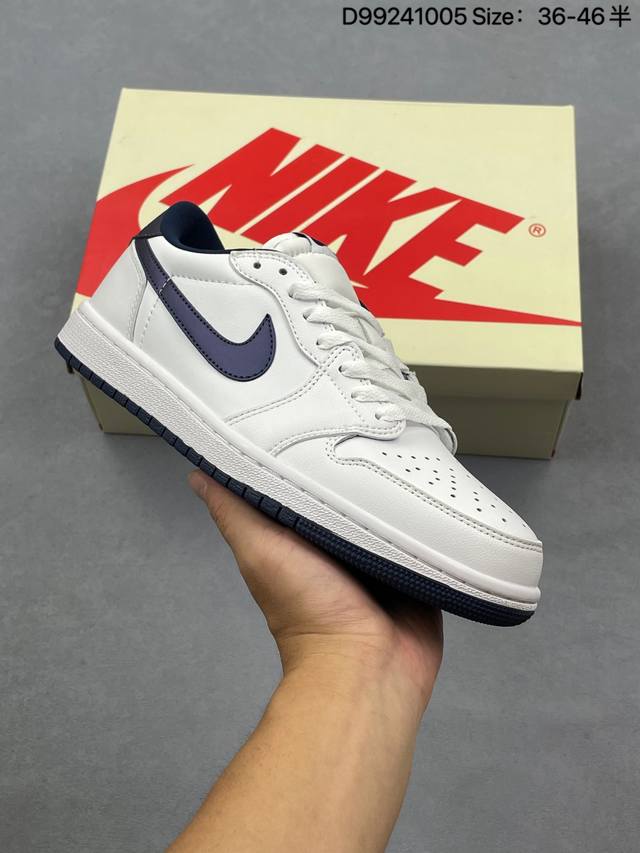 Nike Air Jordan 1 Low AJ1 Low-top Casual Sneakers, Official Colorway Ddd. Offici
