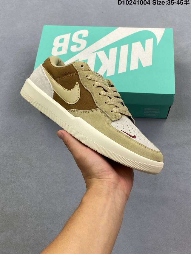 Nk Sb Force 58 Simplified Retro Skate Shoes, Original Purchase, Developed from t