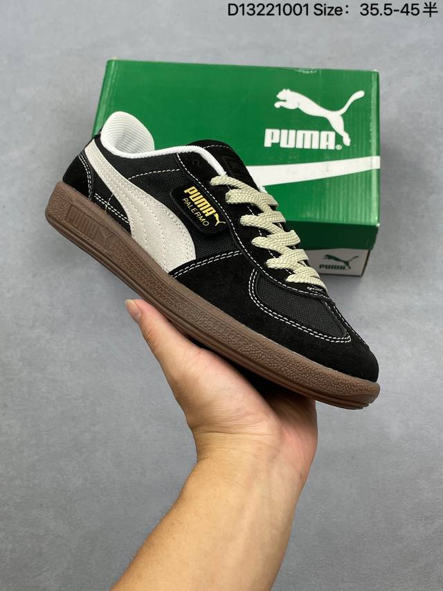 Company Grade Puma Palermo Sophia Retro Item Puma Non-slip Wear-resistant Low-to