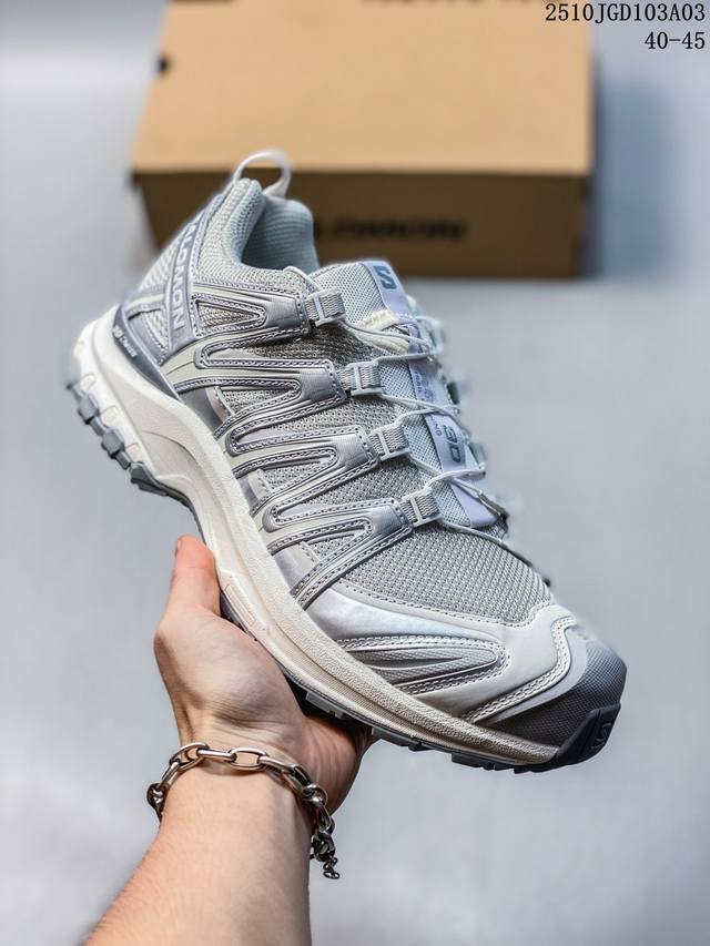 Company-grade Salomon Xa Pro XT-6 Expanse outdoor trail running shoes. The upper