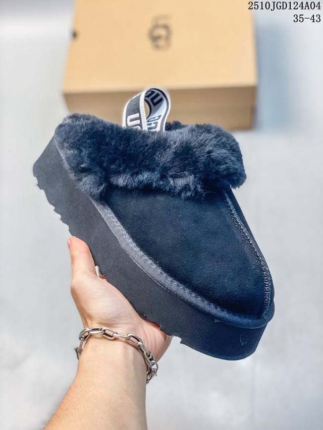 New Arrival# Ugg Tatz Series Thick Mule Style Closed-Toe 5cm Half-Slippers Ethni
