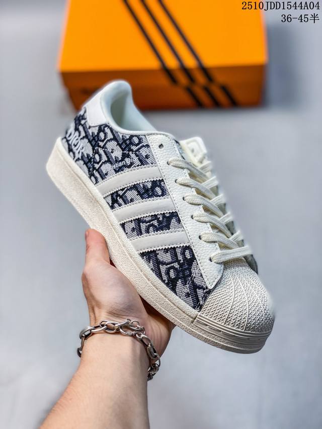 Company Grade Adidas Originals Superstar 'DIY' Series Low-Top Classic Versatile