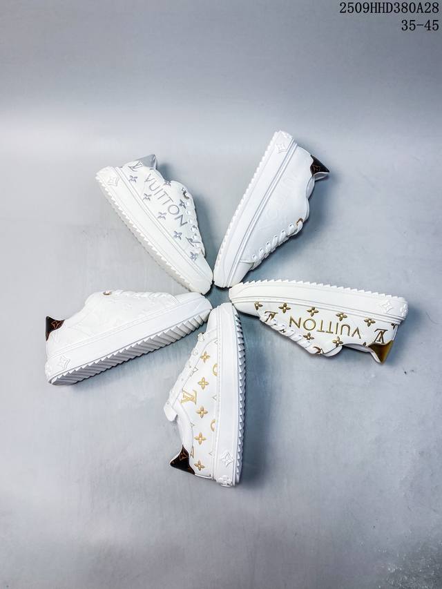 Authentic Brand New Louis Vuitton Trainer Sneaker Low Casual Sportswear Versatil