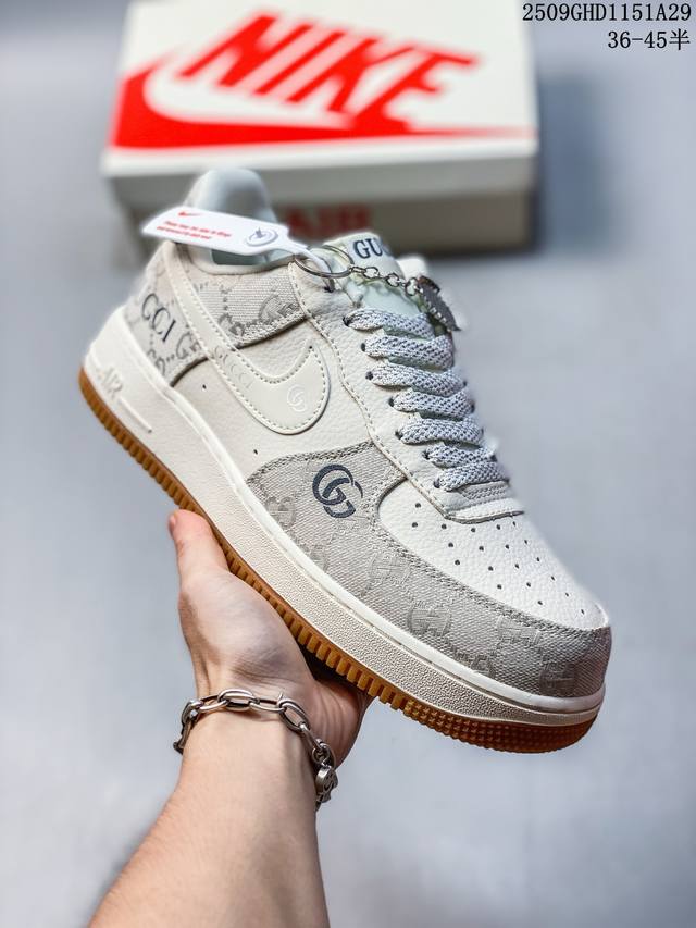 Limited Overseas Release! Factory Grade Nike Air Force 1 '07 Low "Gucci Collabor