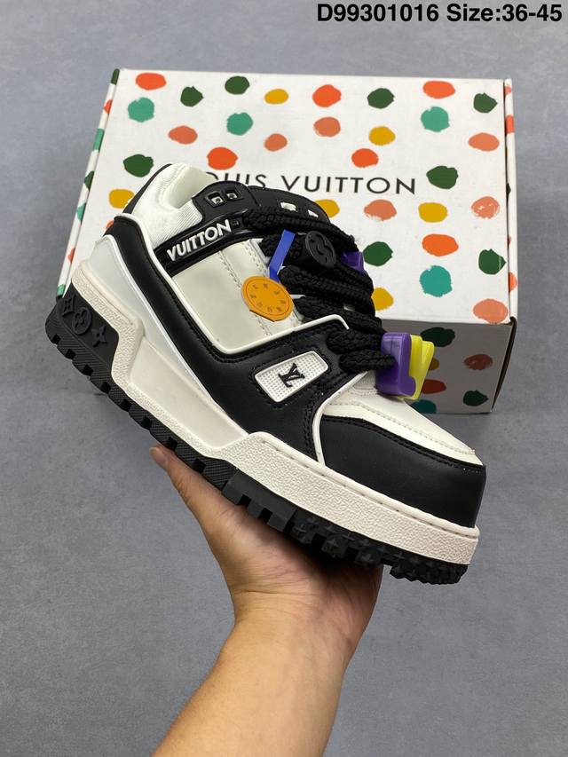 Lv Arch Light Sneaker, Casual Sports Culture Versatile Basketball Sneakers. Size