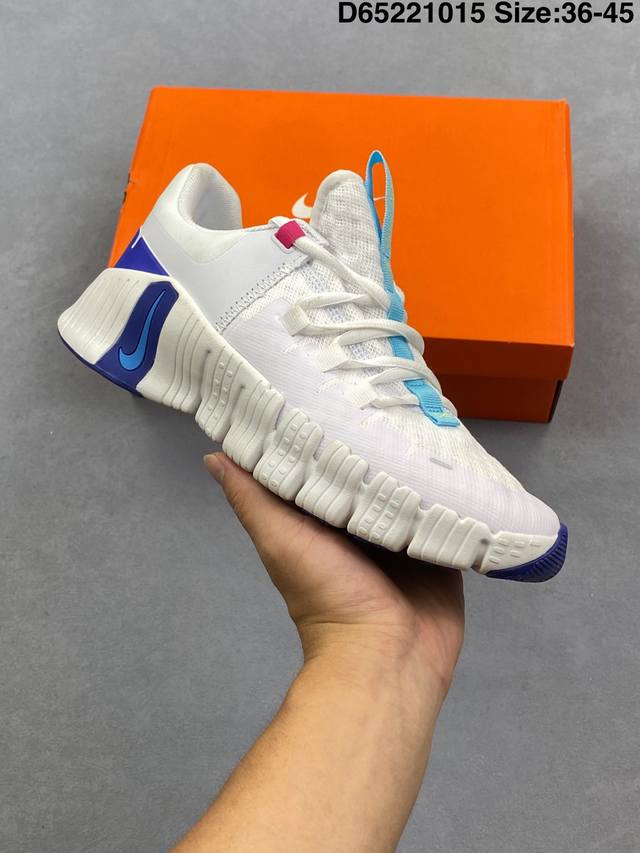 Collection Factory Grade: Nike Free Metcon 5 Mesh Round Toe Lace-up Shock Absorb