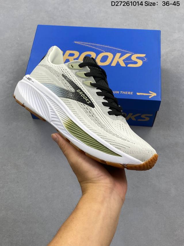 Company Grade Brooks Ghost 17 Mesh Fashionable Mesh Wear-Resistant Breathable Lo