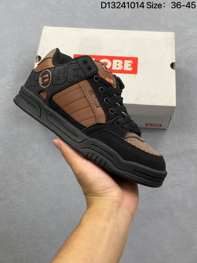 Classic Globe Fusion Skateboard Shoes, Thick Tongue, Durable Outsole, Original S