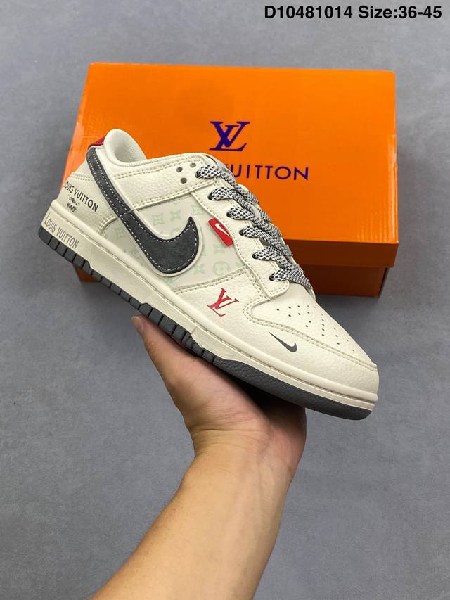 Custom Nike SB Dunk Low Supreme Anniversary High-End Custom Low-Top Casual Sneak