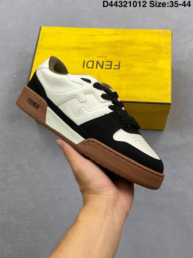 Fendi's corporate-grade competition series features a combination of pebbled fib