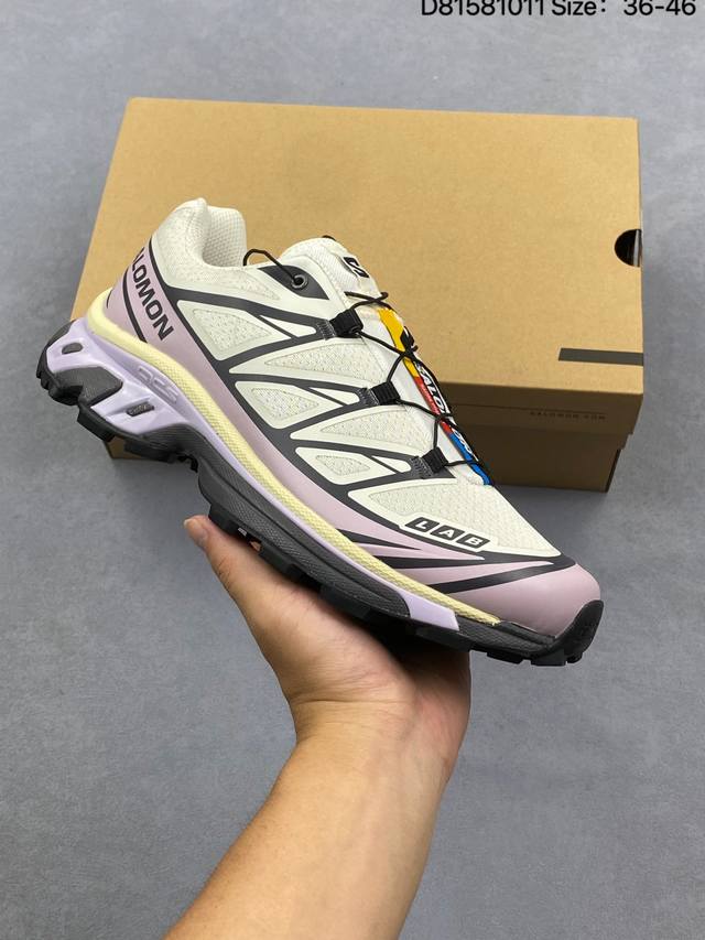 Salomon XT-6 Outdoor Low-Top Running Shoes! Green X Version! Taro Purple! Sizes