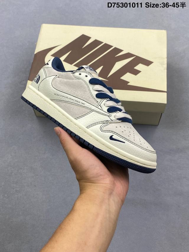 Company Grade Nike Air Jordan 1 X Travis Scott AJ1 Reverse Swoosh Jordan 1 'DIY'