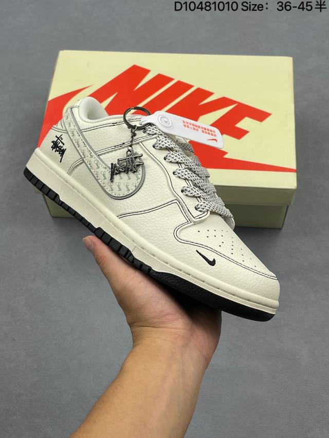 Custom Nike SB Dunk Low Supreme Anniversary High-End Custom Low-Top Casual Sneak