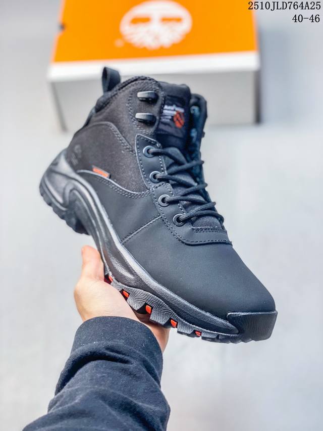 Timberland Official Men's Mid-Top Hiking Shoes, New Outdoor Waterproof Grip Thic