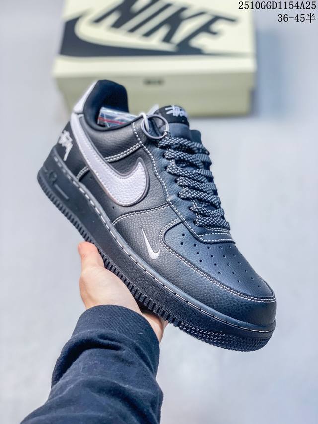 Limited Overseas Release! Factory Grade Nike Air Force 1 '07 Low "Stusic Collabo