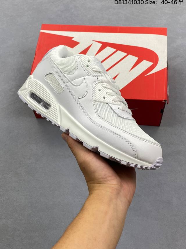 Company Grade: Nike Air Max 90 Classic Retro Cushioned Running Shoes. The upper