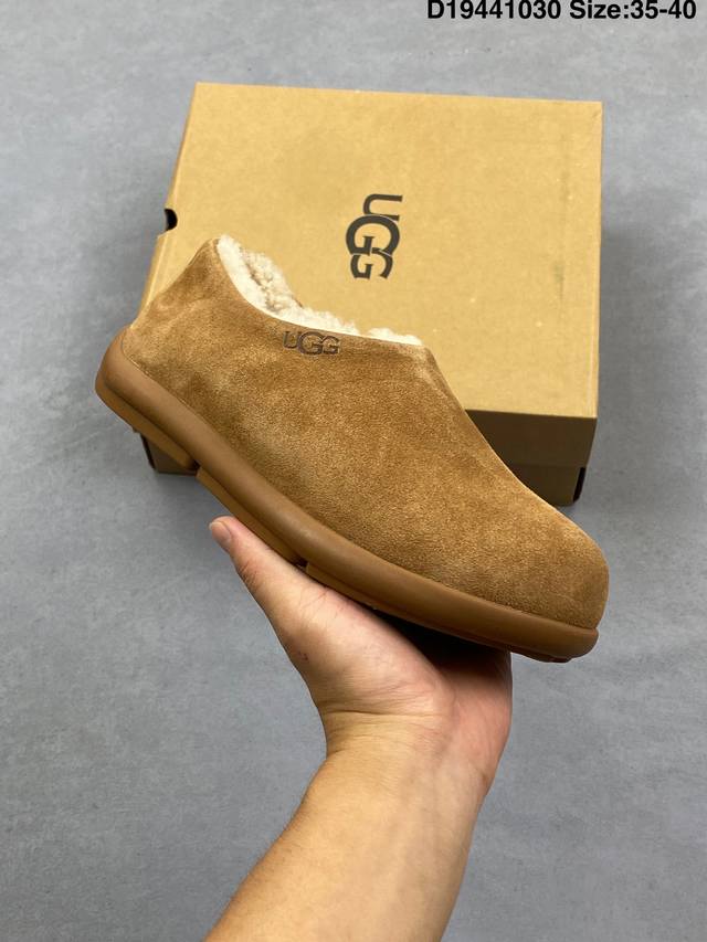 Company Grade: Ugg Winter Horn Buckle Sheepskin Snow Boots for Women, Thick Sole